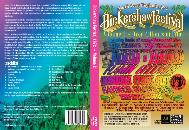 Bickershaw Festival 1972 Vol 2 [DVD]